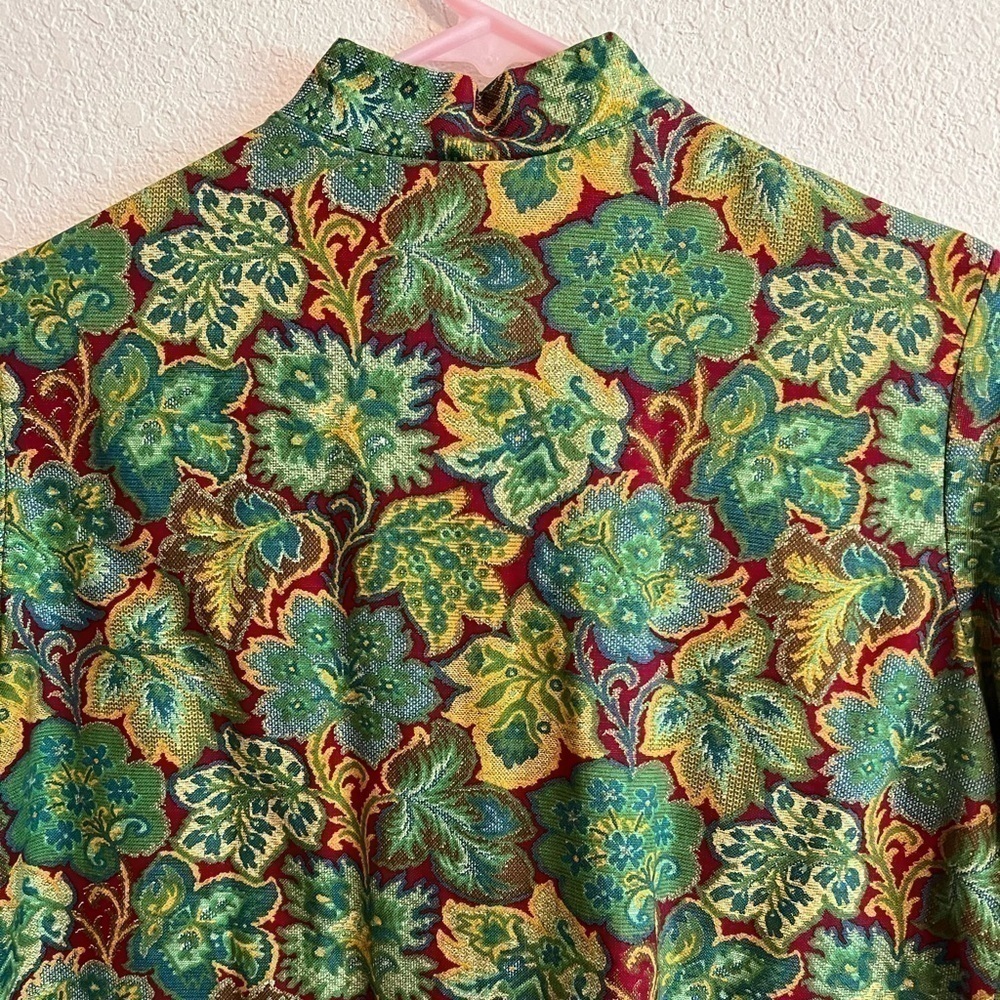 📚 Vintage 1960s Asian Inspired Jacket Size Small - Picture 7 of 11